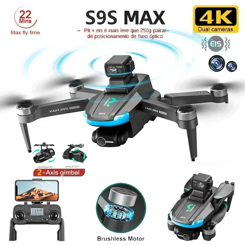 Drone Camera Night Vision - جديد S9S ماكس طائرة صغيرة بدون