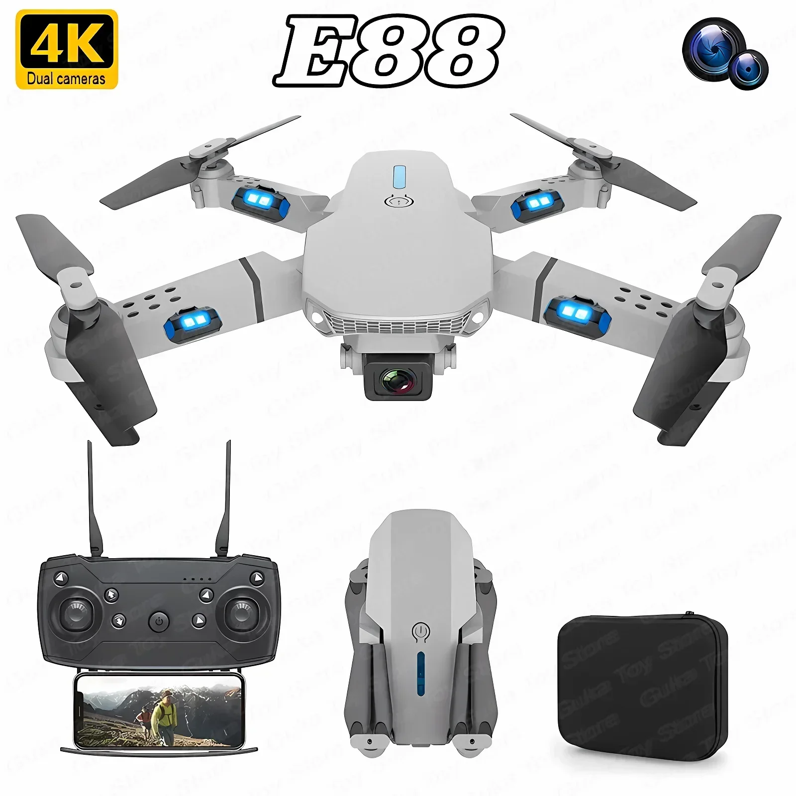 Drone Camera Mount - E88 Pro WIFI FPV الطائرة بدون