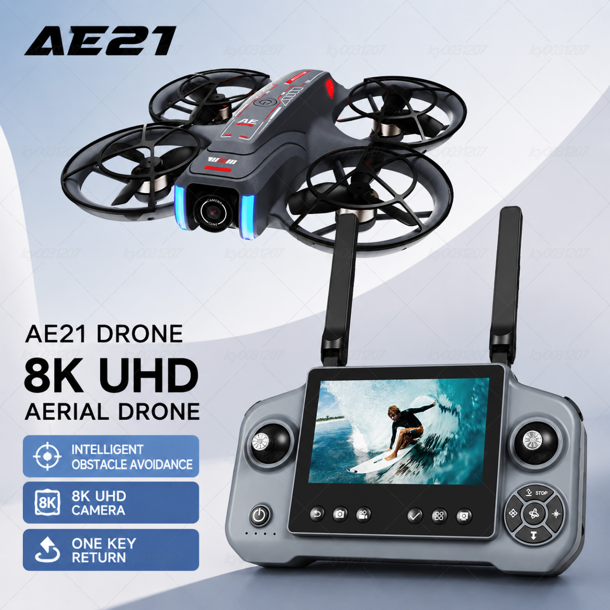 Drone Camera Night Vision - طائرة بدون طيار AE21 Mini 8K