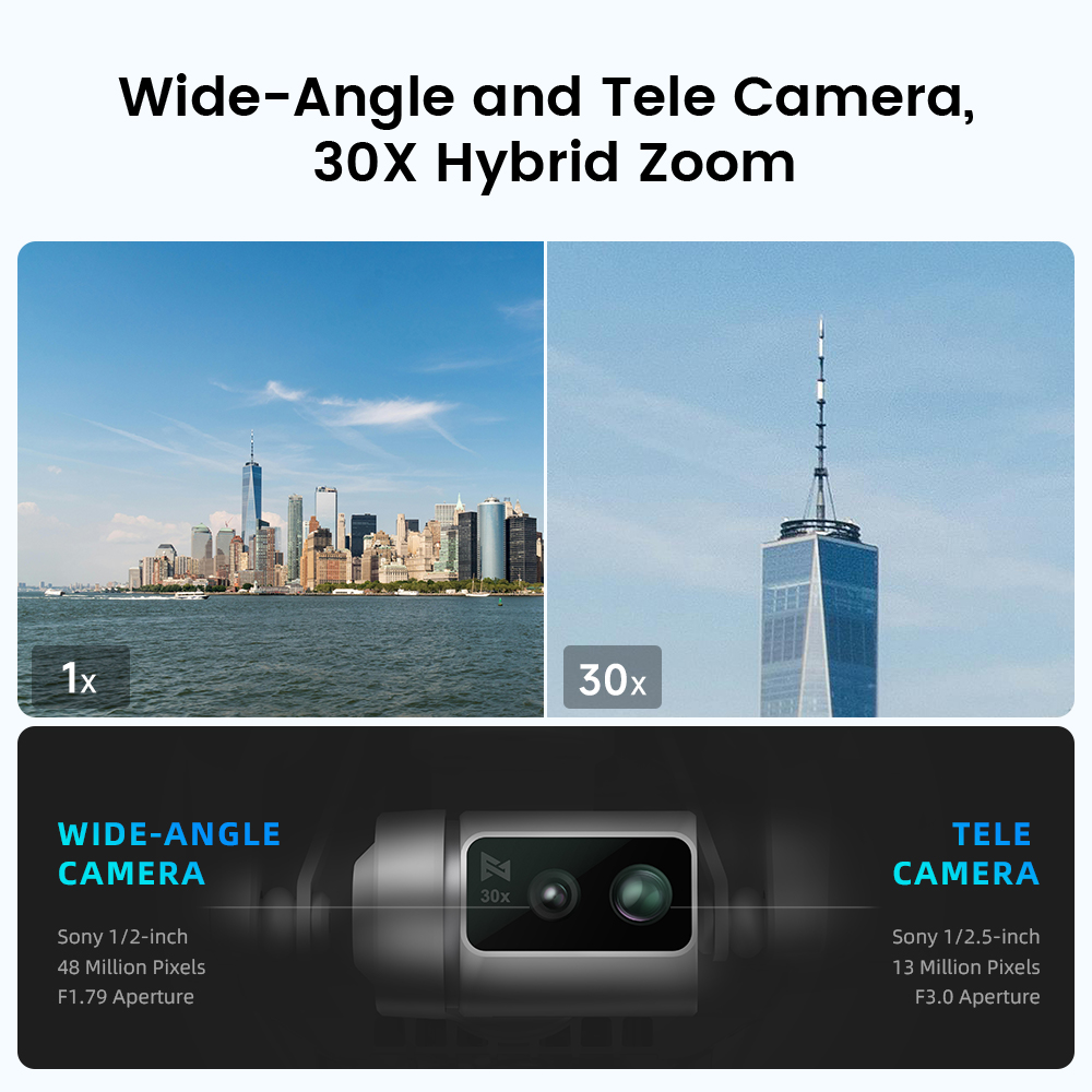 طائرة بدون طيار FIMI X8 Tele M - مراجعة Dji Drone Air 3 وسعره