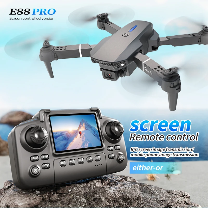 طائرة بدون طيار احترافية E88 P - مراجعة Drone Camera Mount وسعره