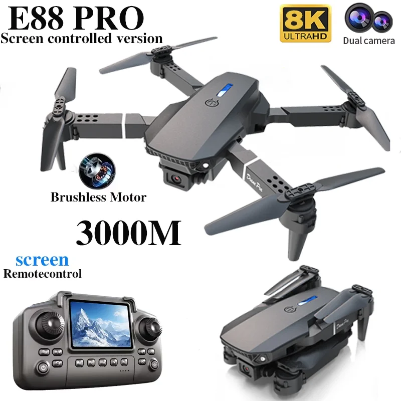 طائرة بدون طيار احترافية E88 P - مراجعة Drone Camera Mount وسعره