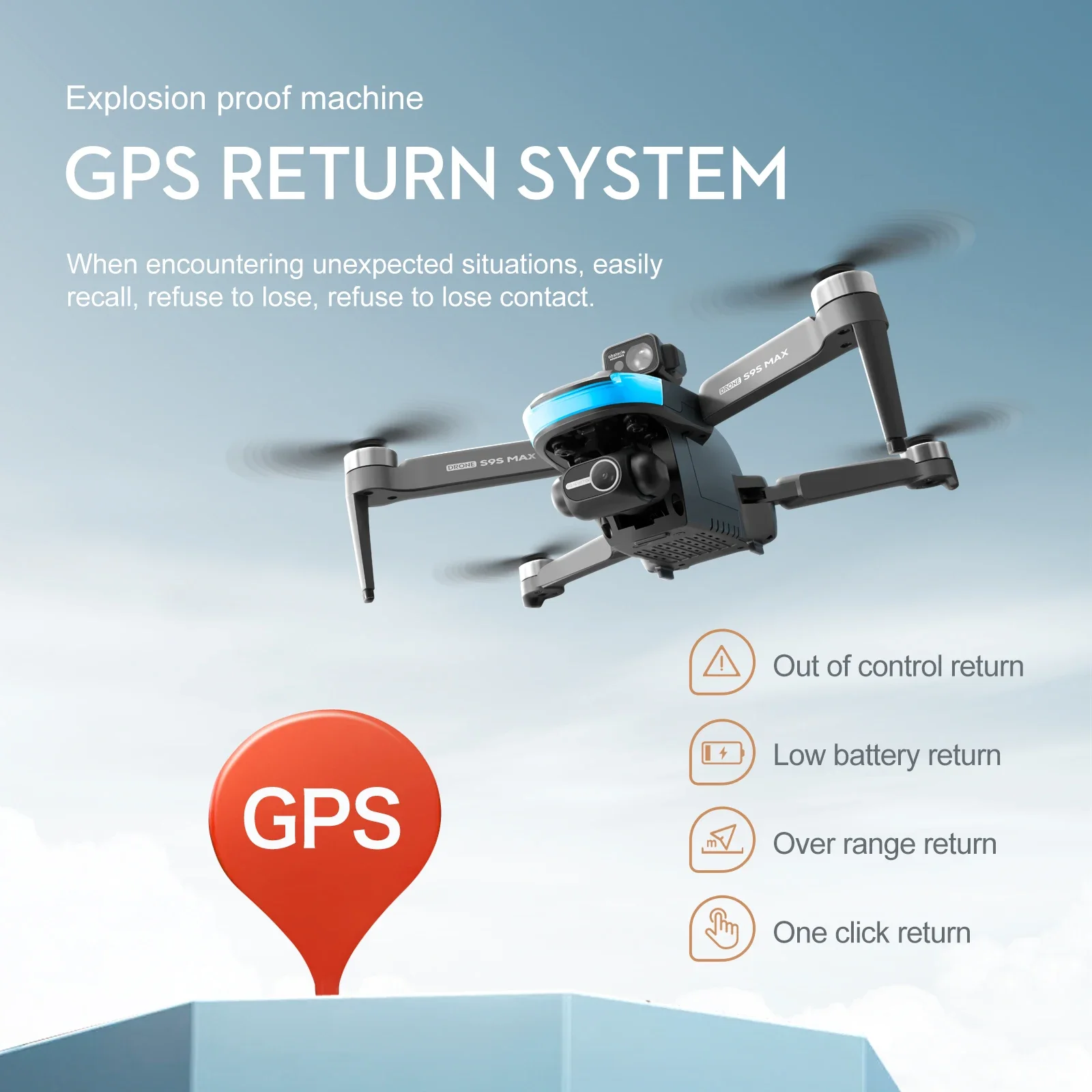 جديد S9S ماكس طائرة صغيرة بدون - مراجعة Drone Camera Night Vision وسعره