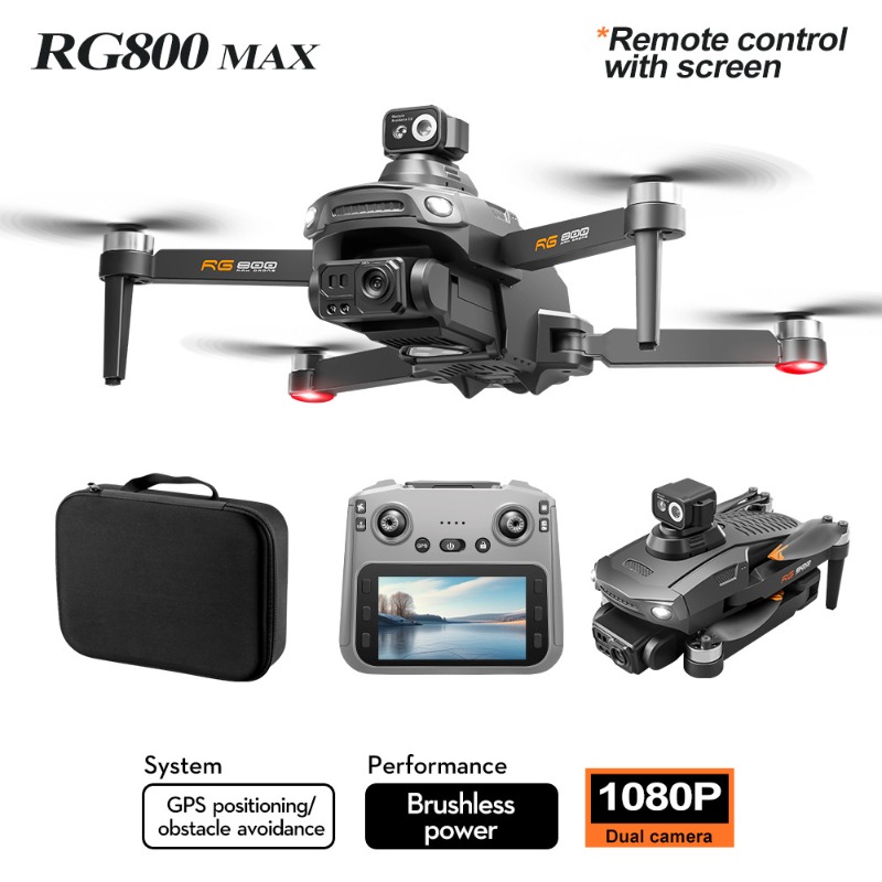 طائرة بدون طيار RG800 MAX جديد - مراجعة Drone Camera Hd وسعره