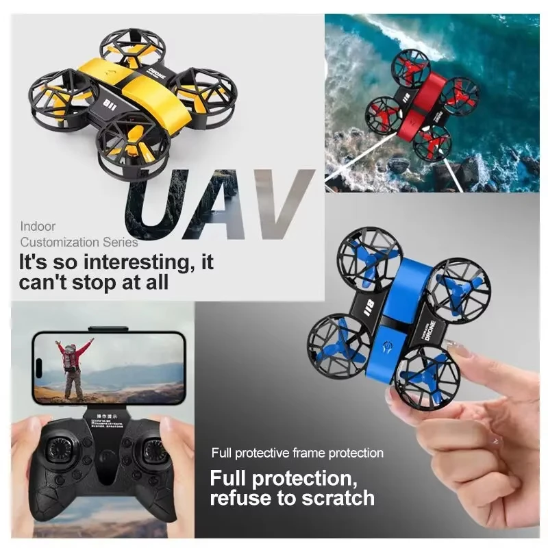 طائرة بدون طيار صغيرة D12 بكام - مراجعة Drone Camera Mount وسعره