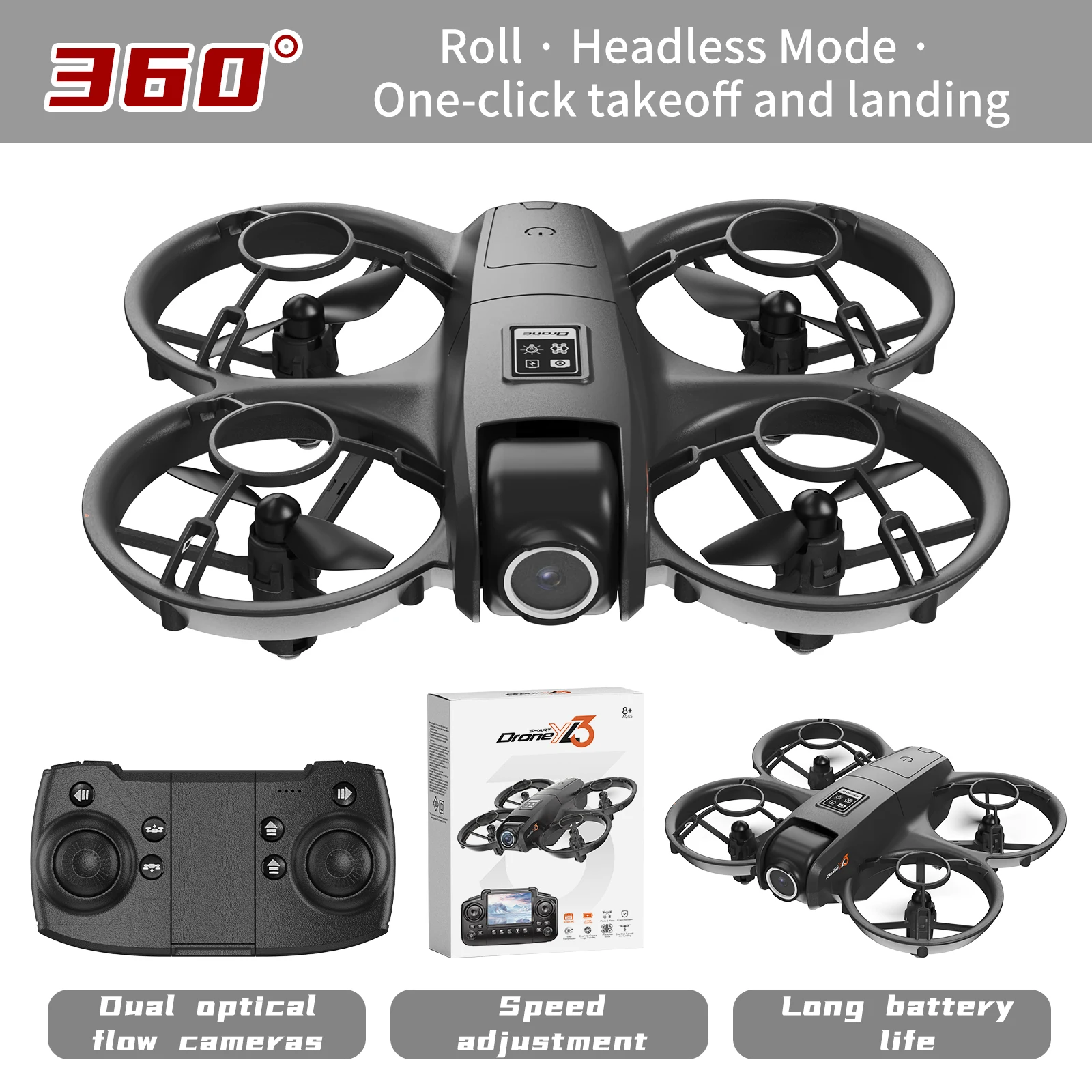 طائرة بدون طيار YL3 RC جديدة ب - مراجعة Drone Camera Night Vision وسعره